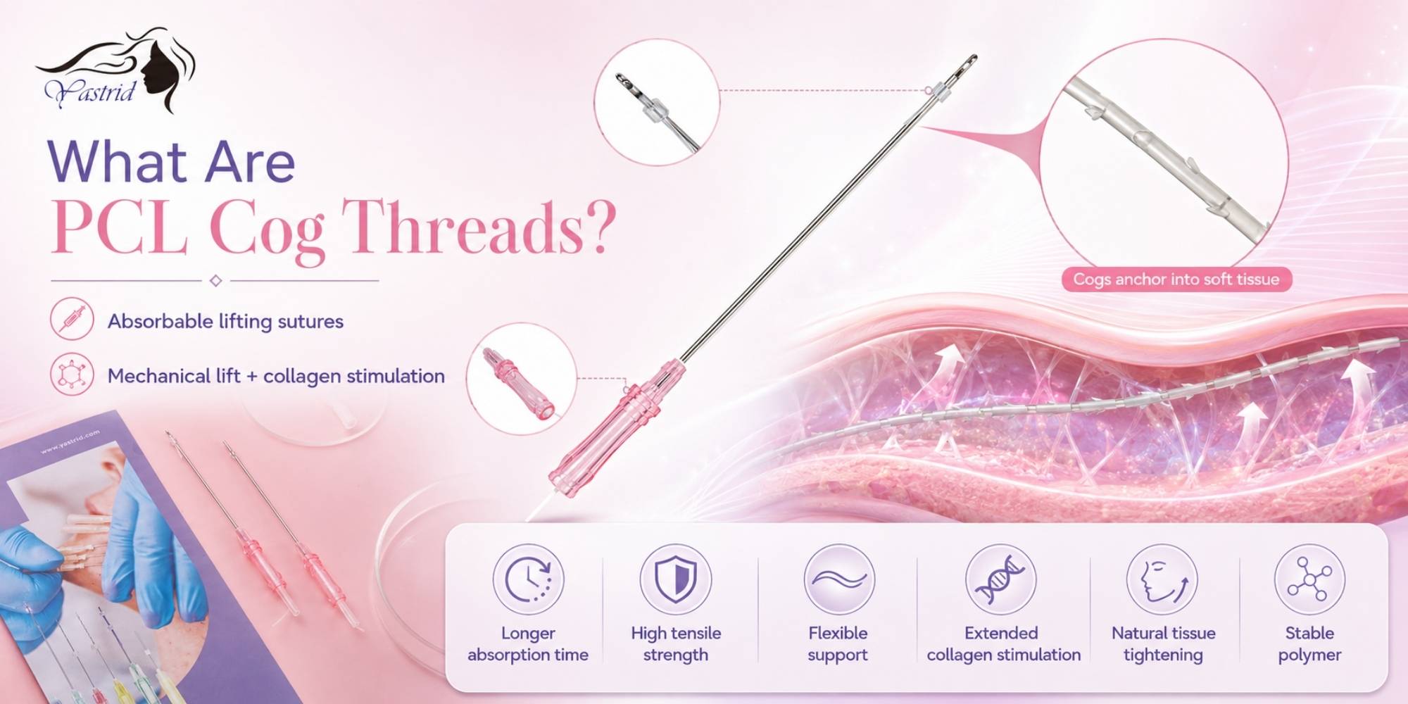 Yastrid PCL Cog Threads with R Cannula Banner