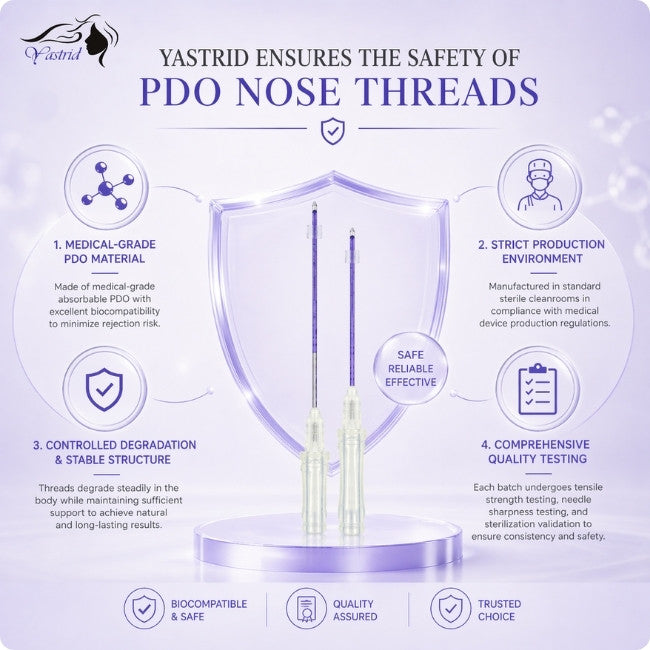 How Does Yastrid Ensure the Product Safety of PDO Nose Threads