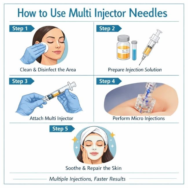 How to Use Multi Injector Needles 4 Pin