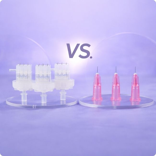 Multi 9 Pin Needle vs Single Needle