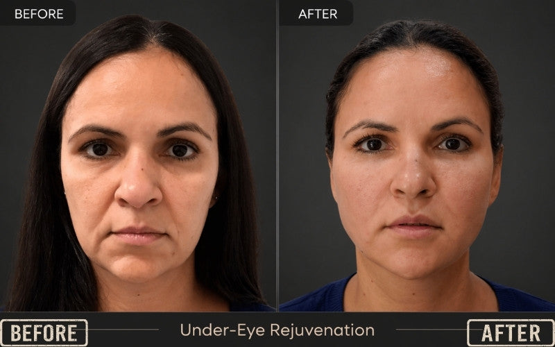 PDO Threads Under Eyes Before After