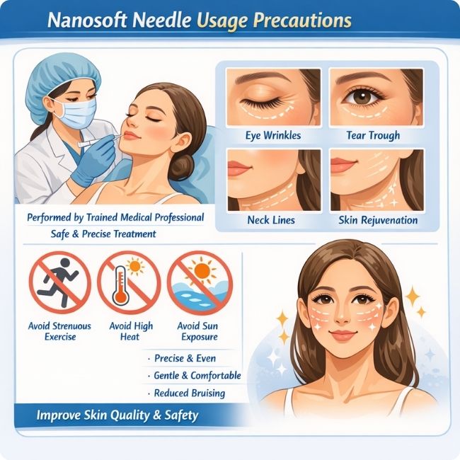 Precautions for Using Nanosoft Needle
