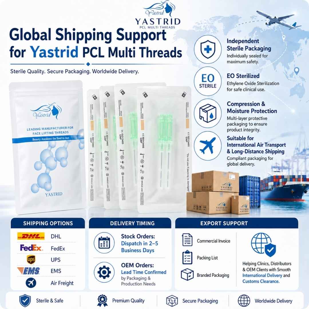 Regarding the Shipping of Yastrid PCL Multi Threads