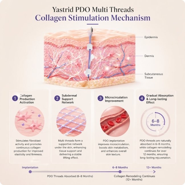 The Mechanism of Action of Yastrid PDO Multi Threads
