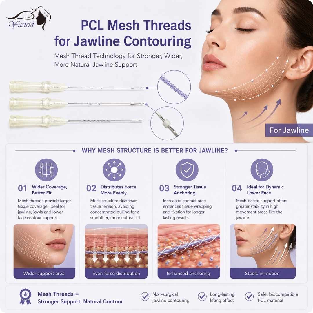 Why is a Mesh Structure Better Suited for the Jawline