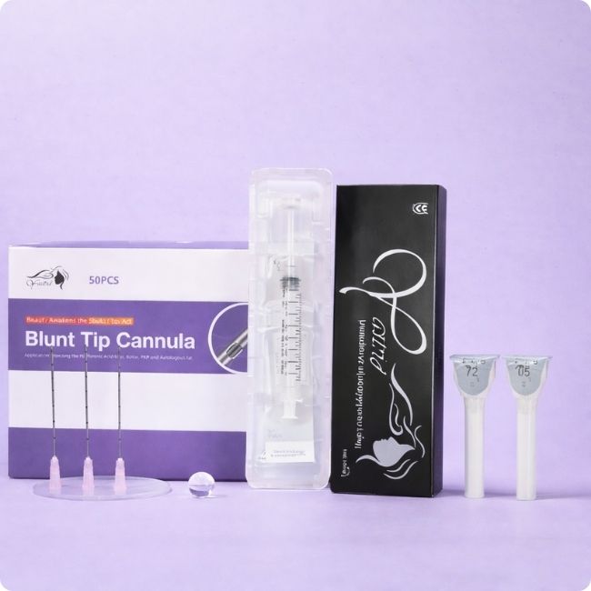 Yastrid Dermal Filler with 18G Microcannula