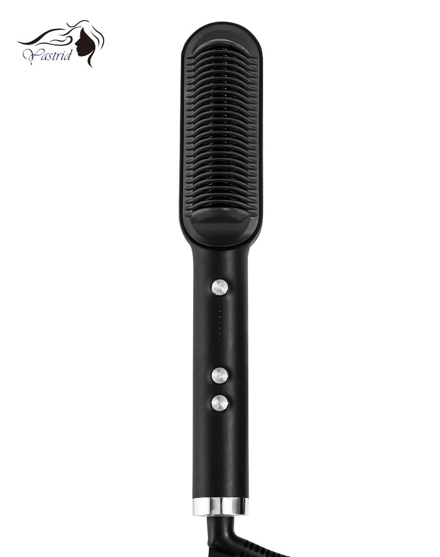Yastrid Heated Straightening Brush Color Black