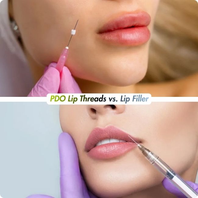 Yastrid PDO Lip Threads vs. Lip Filler