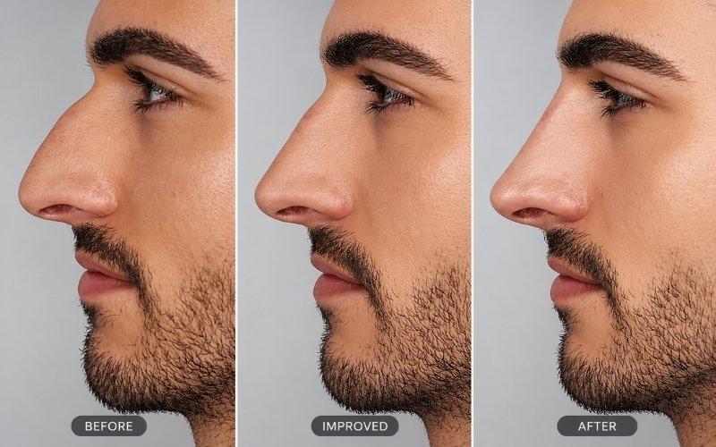 Yastrid PDO Nose Thread Lift Before and After