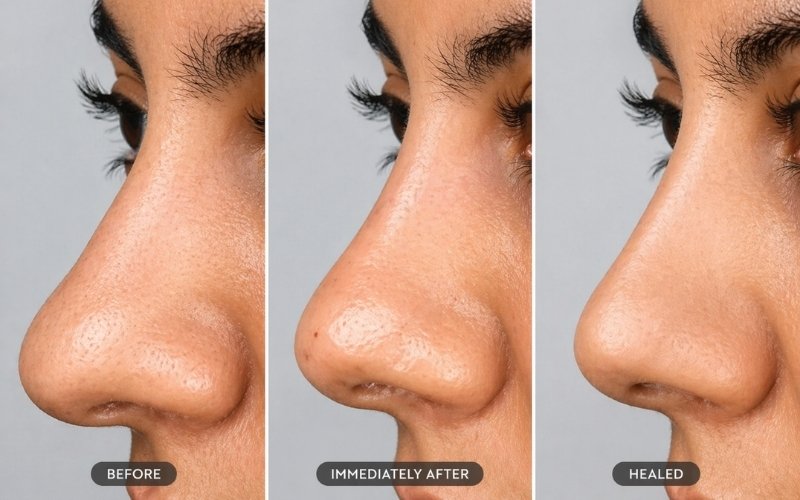Yastrid PDO Threads Nose Before and After